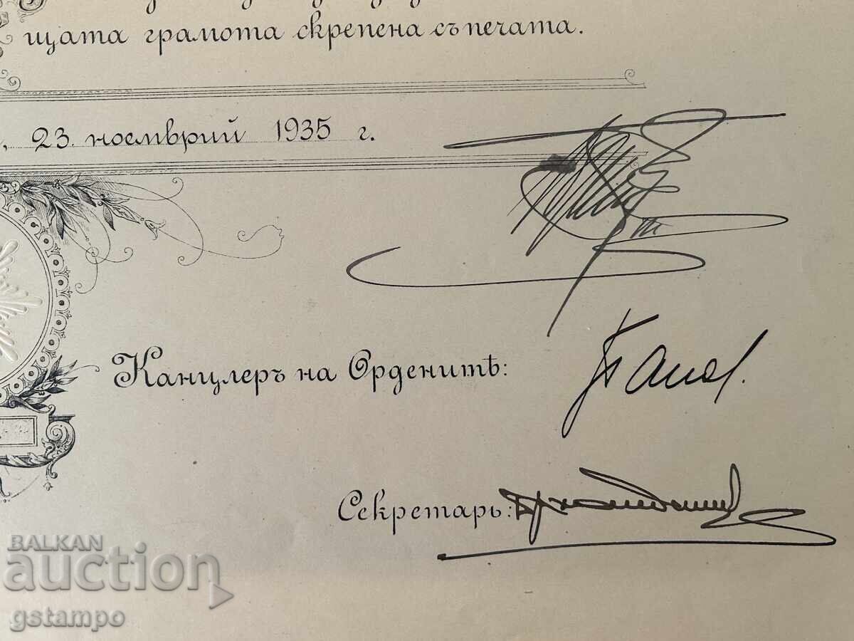 Παράδοση Δίπλωμα Αγίου Αλεξάνδρου 2ου βαθμού / Άριστο