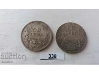 50 LEVA 1930 AND 1934 - SILVER BORIS 3