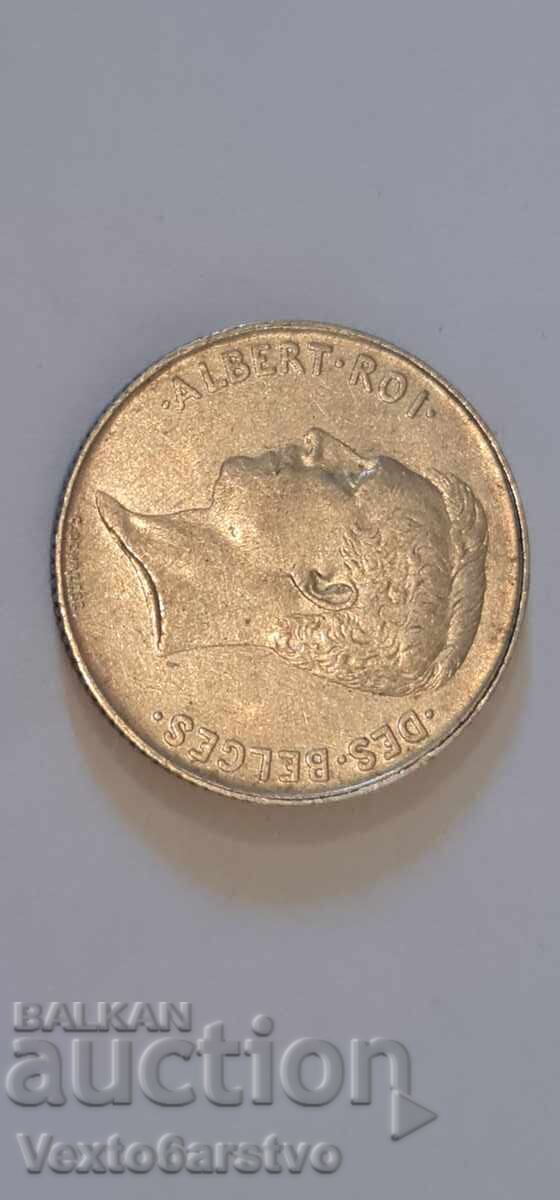 Νόμισμα - 1 φράγκο - Βέλγιο - 1912 - Ασήμι 835 - 5 γρ. - BZC - 7