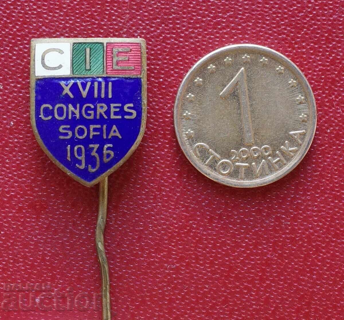 CIE -18 Congres Sofia 1936 - Ciacărov cu preț € 51.13 | 100.00 BGN