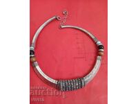 Antique metal necklace