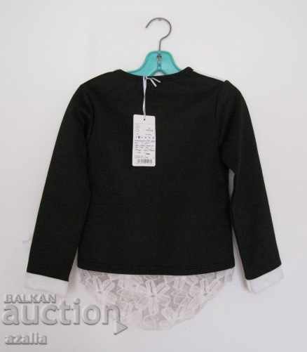 Bluza pentru copii cu dantela LONDRA cu preț € 4.60 | 9.00 BGN Bluza pentru copii cu dantela LONDRA cu preț € 4.60 | 9.00 BGN