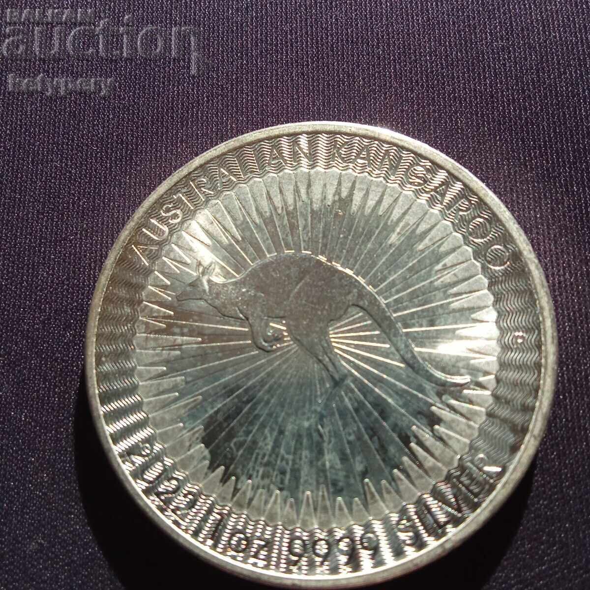 1oz argint Cangur 2022 cu preț € 89.48 | 175.01 BGN 1oz argint Cangur 2022 cu preț € 89.48 | 175.01 BGN