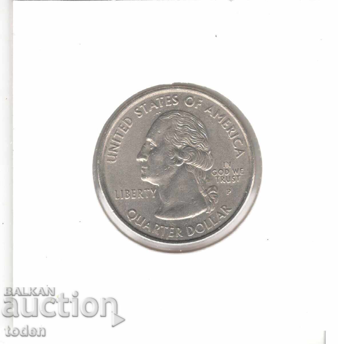 Доставка на United States-¼ Dollar-1999 P-KM# 297-Connecticut
