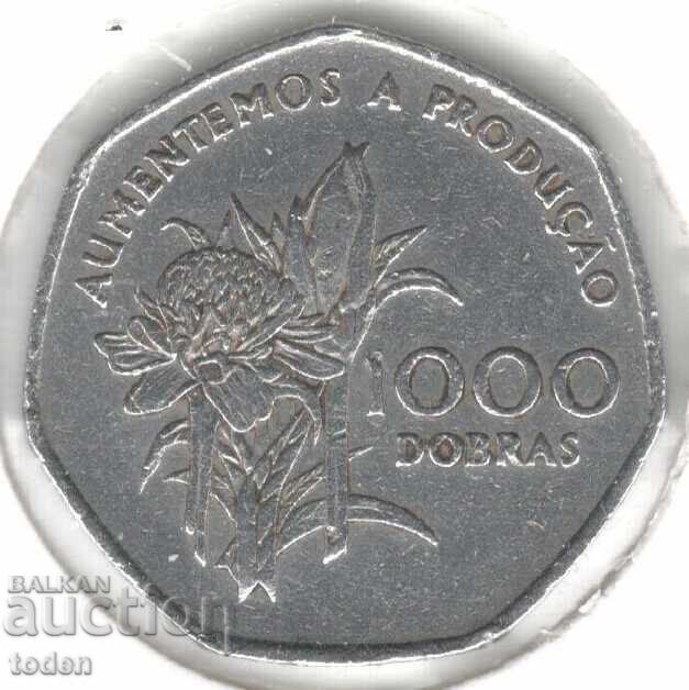 São Tomé and Príncipe-1000 Dobras-1997-KM# 90-FAO São Tomé and Príncipe-1000 Dobras-1997-KM# 90-FAO