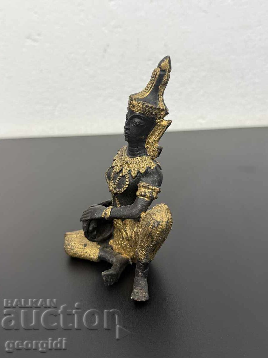 Тайландска бронзова статуетка / фигура на Тепаном. №7751 с цена € 51.13 | 100.00 лв.