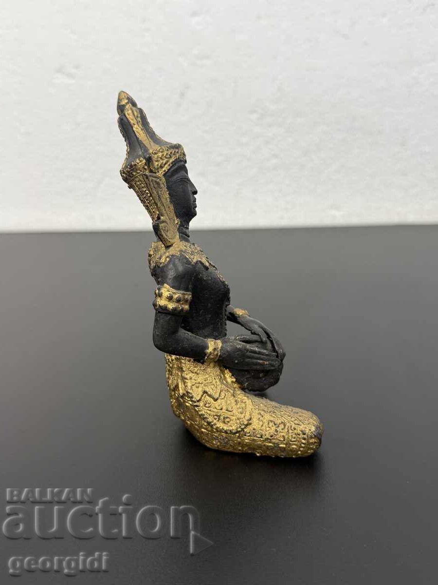 Доставка на Тайландска бронзова статуетка / фигура на Тепаном. №7751