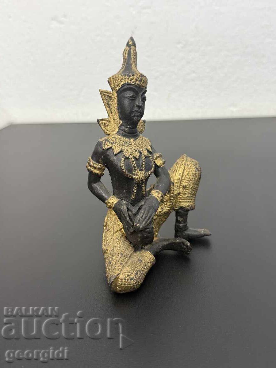 Тайландска бронзова статуетка / фигура на Тепаном. №7751 - 5