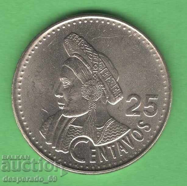 (¯`'•.¸ 25 centavos 1998 GUATEMALA UNC ¸.•'´¯) (¯`'•.¸ 25 centavos 1998 GUATEMALA UNC ¸.•'´¯)