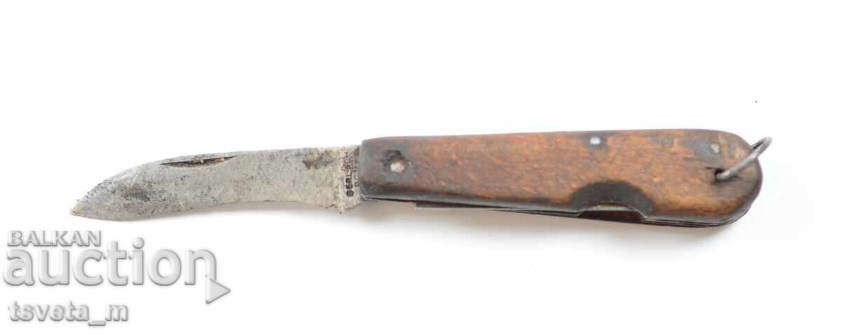 Licitație Briceag de buzunar vechi cu 2 instrumente Germania