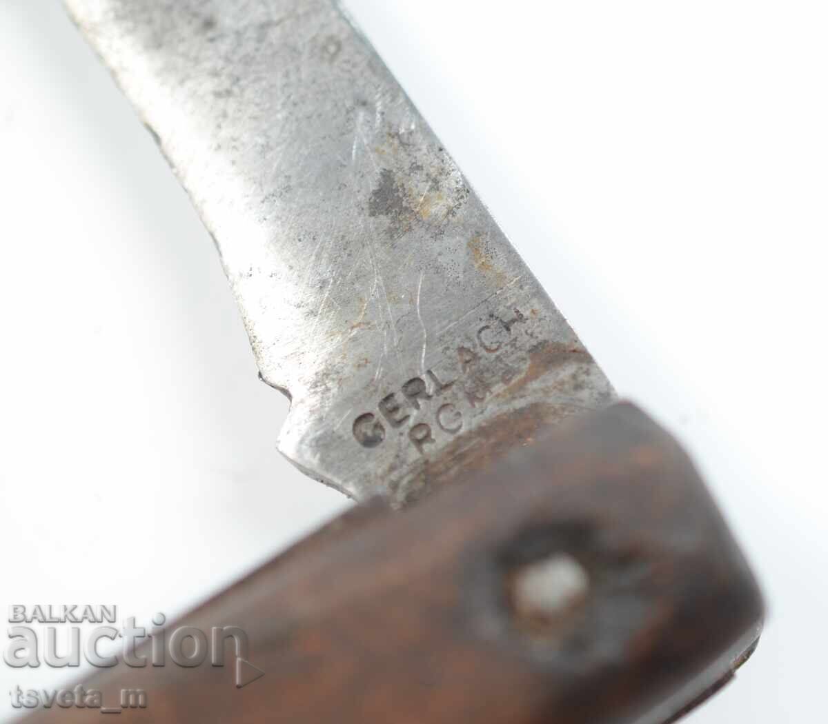 Доставка на Старинно джобно ножче с 2 инструмента Германия