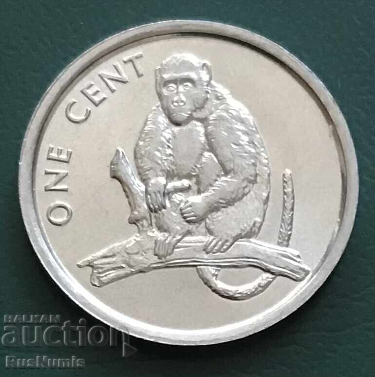 Νήσοι Κουκ. 1 σεντ 2003. Έτος Μαϊμούς. UNC Νήσοι Κουκ. 1 σεντ 2003. Έτος Μαϊμούς. UNC