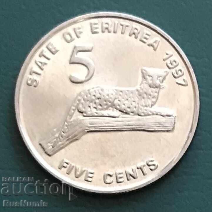 Ερυθραία. 5 σεντς 1991 UNC. με τιμή € 1.79 | 3.50 BGN Ερυθραία. 5 σεντς 1991 UNC. με τιμή € 1.79 | 3.50 BGN