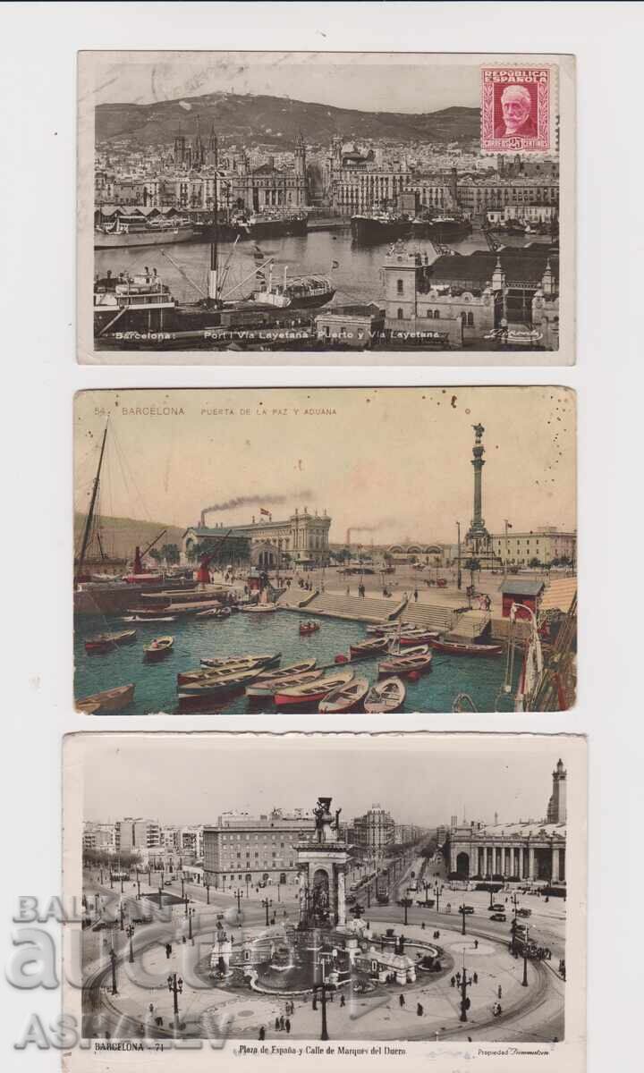 1933-пътували 3 бр. Испания- Барцелона 1933-пътували 3 бр. Испания- Барцелона