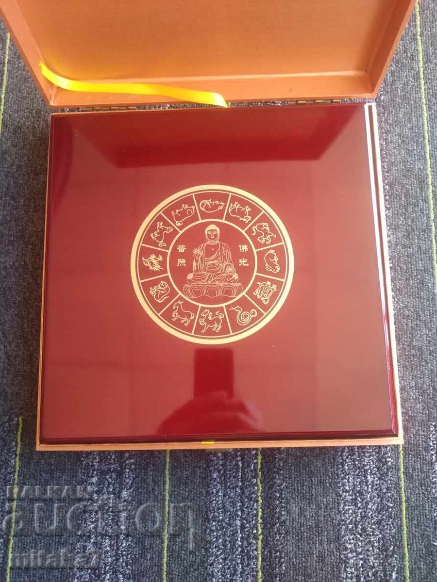 Set de monede lunare de argint 2000-2011, 1oz, China - 5