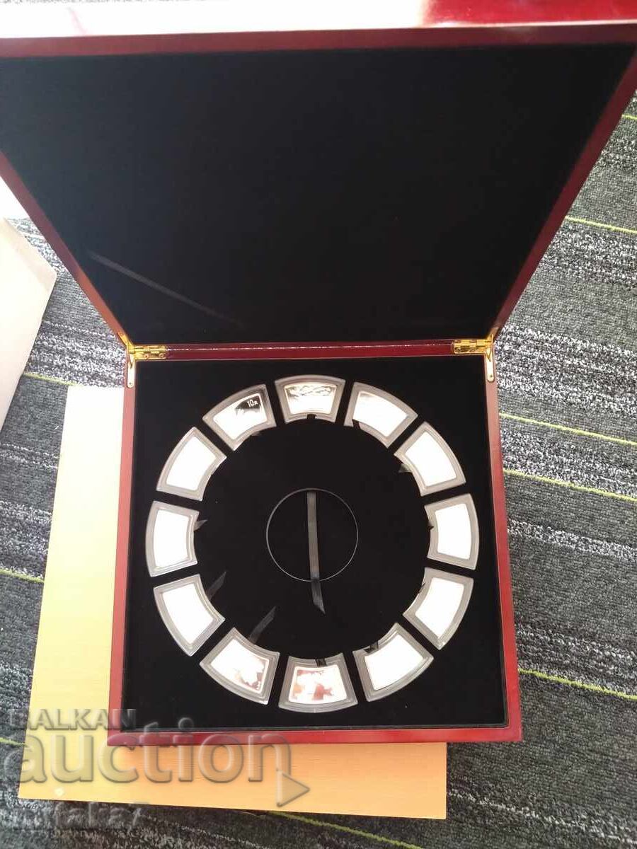 Комплект сребърни лунари 2000-2011 година, 1оz, Китай Комплект сребърни лунари 2000-2011 година, 1оz, Китай