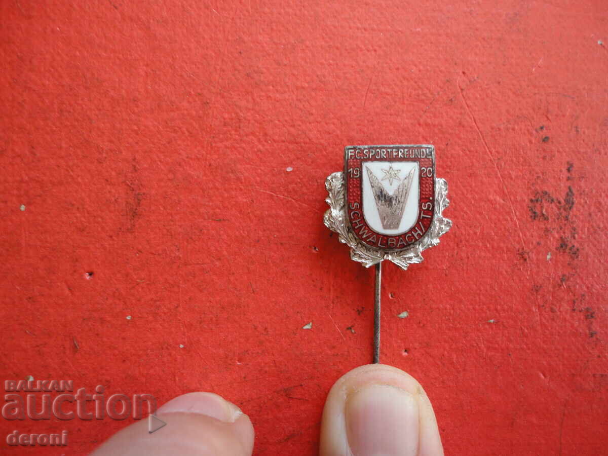 Livrarea Emblemă de fotbal semn bronz email 1 Livrarea Emblemă de fotbal semn bronz email 1