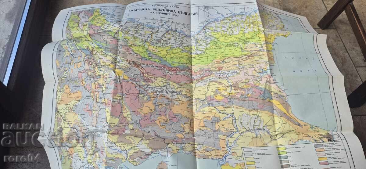ГЕОЛОЖКА КАРТА - БЪЛГАРИЯ ГЕОЛОЖКА КАРТА - БЪЛГАРИЯ