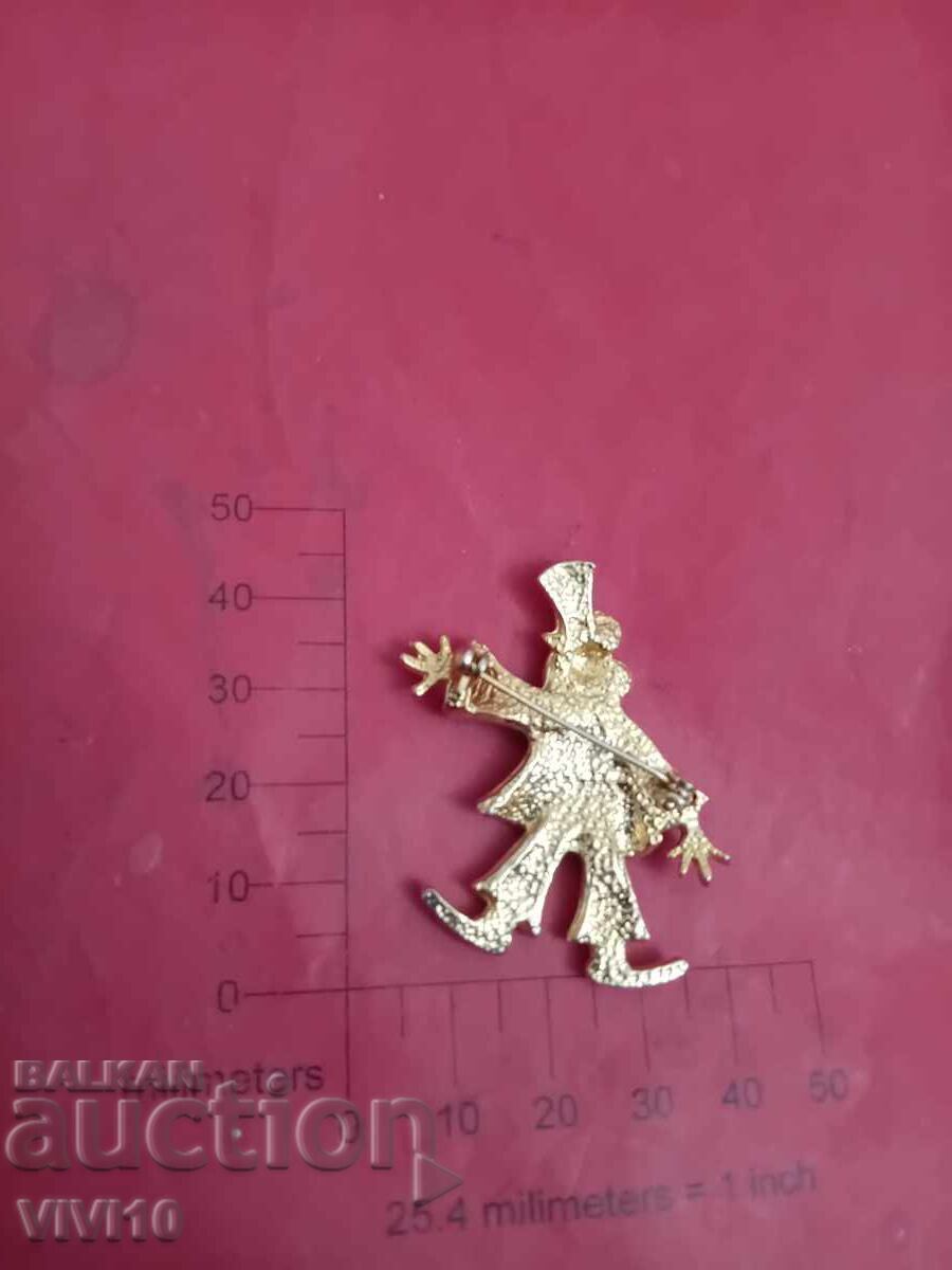 Αντίκα καρφίτσα σμάλτο και επιχρύσωση με τιμή € 25.00 | 48.90 BGN