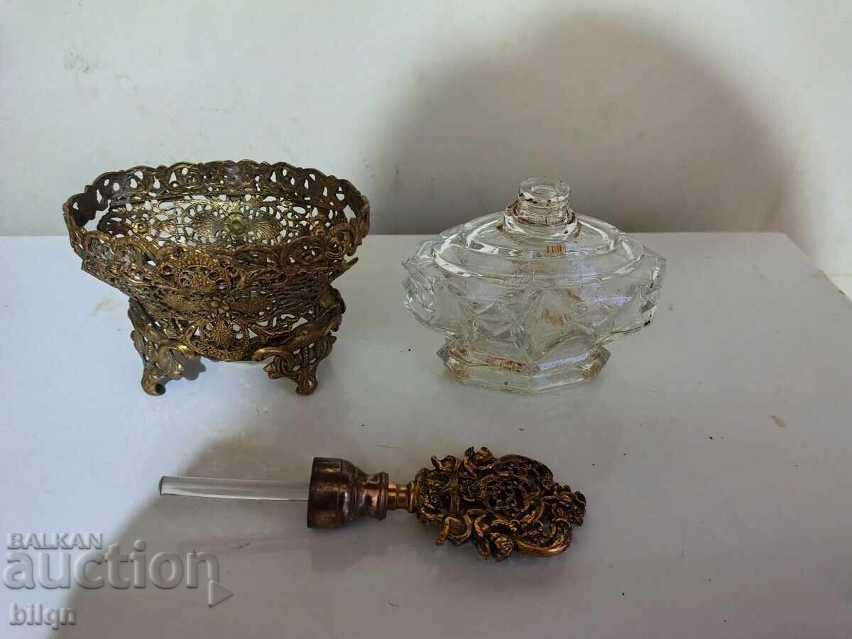 Уникално Красиво Старо Шише За Парфюм - 5 Уникално Красиво Старо Шише За Парфюм - 5