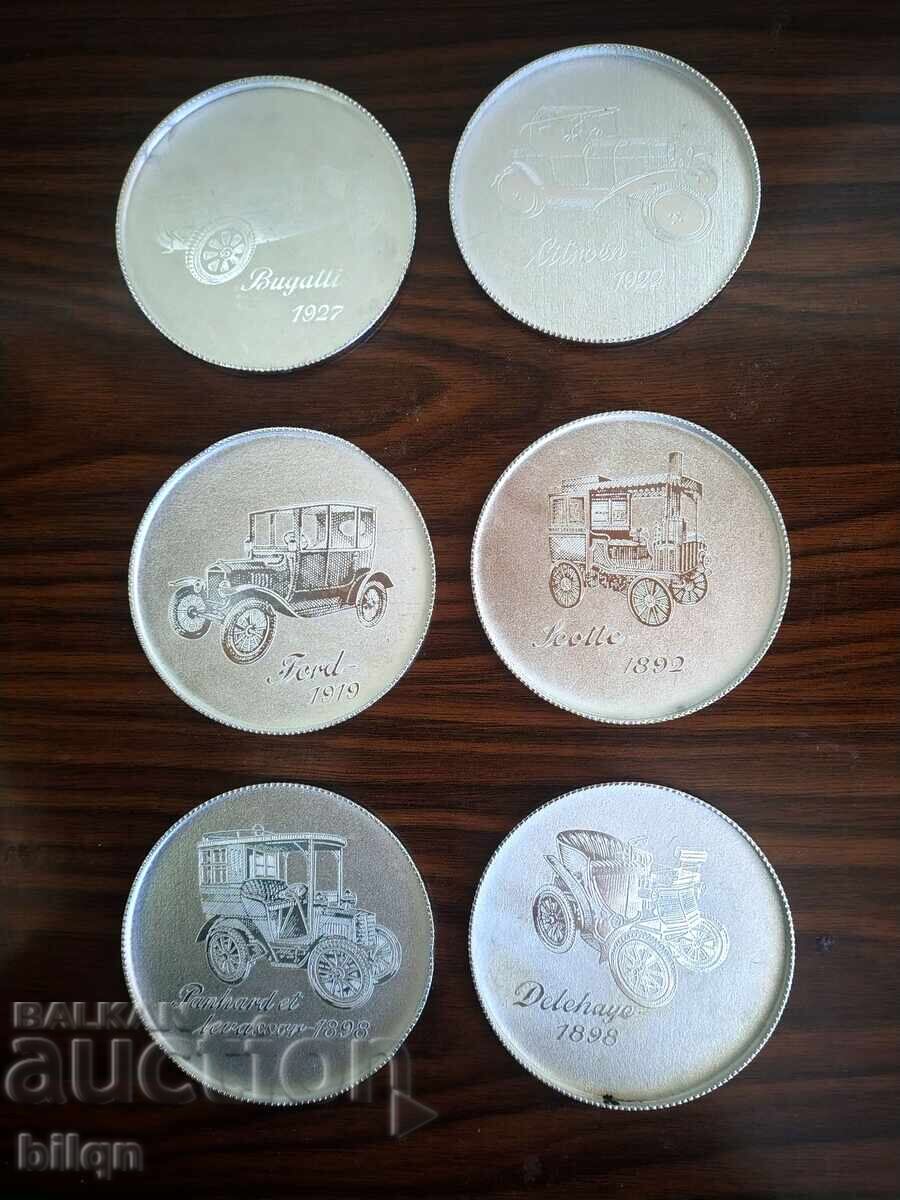 Suporturi de pahare grozave cu mașini vechi Suporturi de pahare grozave cu mașini vechi