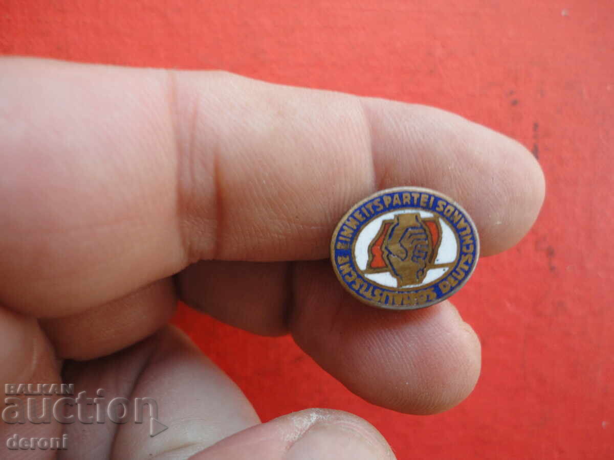 Аукцион Старинна значка знак на винт бронз емайл 3