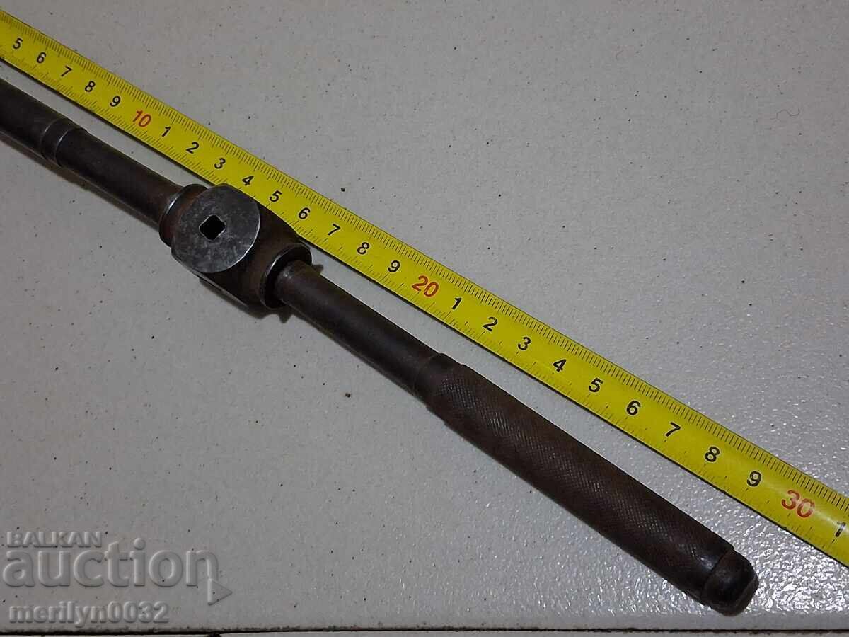 Vechi instrument de filetat (burghiu) pentru tarod - 7