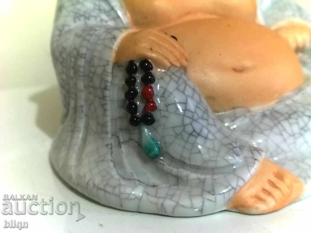 Доставка на Страхотна Порцеланова Статуетка Щастливия Буда