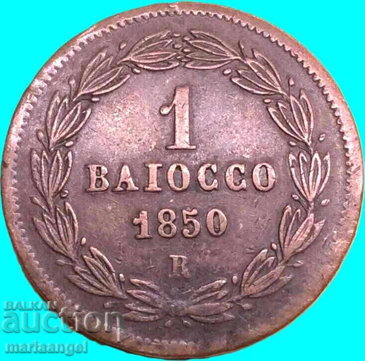 1 baĭoko 1850 Βατικανό Ρώμη 30 χιλ. χαλκός 2