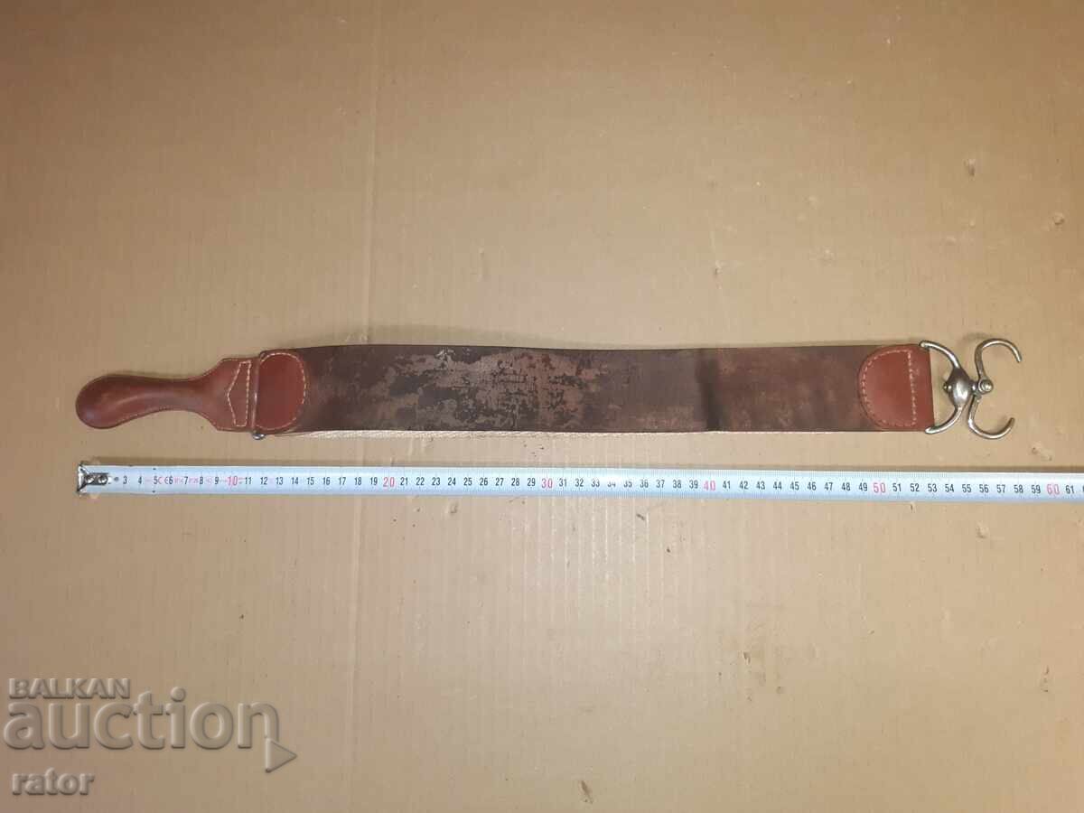 Παλιό δερμάτινο λουρί ξυρίσματος, λουρί ακονίσματος ξυραφιών