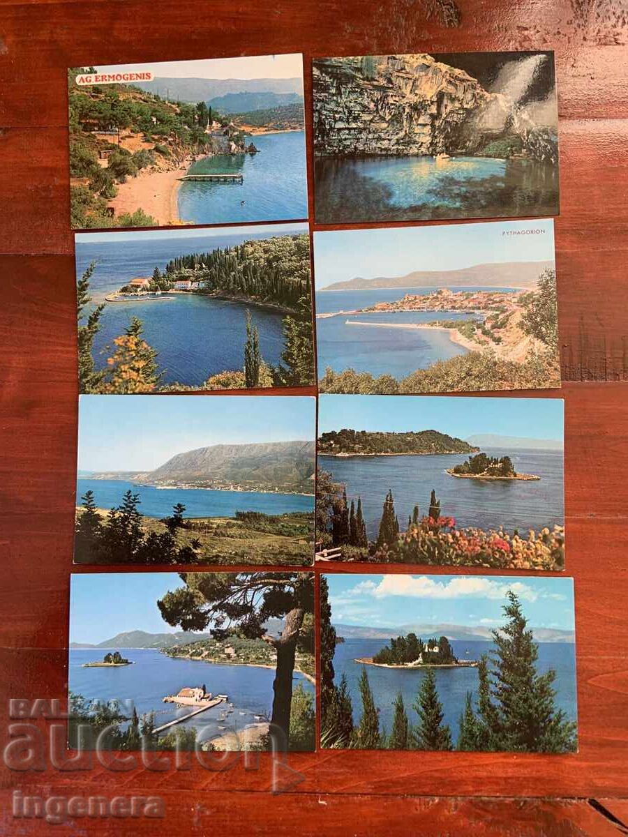 ПОЩЕНСКА КАРТИЧКА-ГЪРЦИЯ- 8 БРОЯ ПОЩЕНСКА КАРТИЧКА-ГЪРЦИЯ- 8 БРОЯ