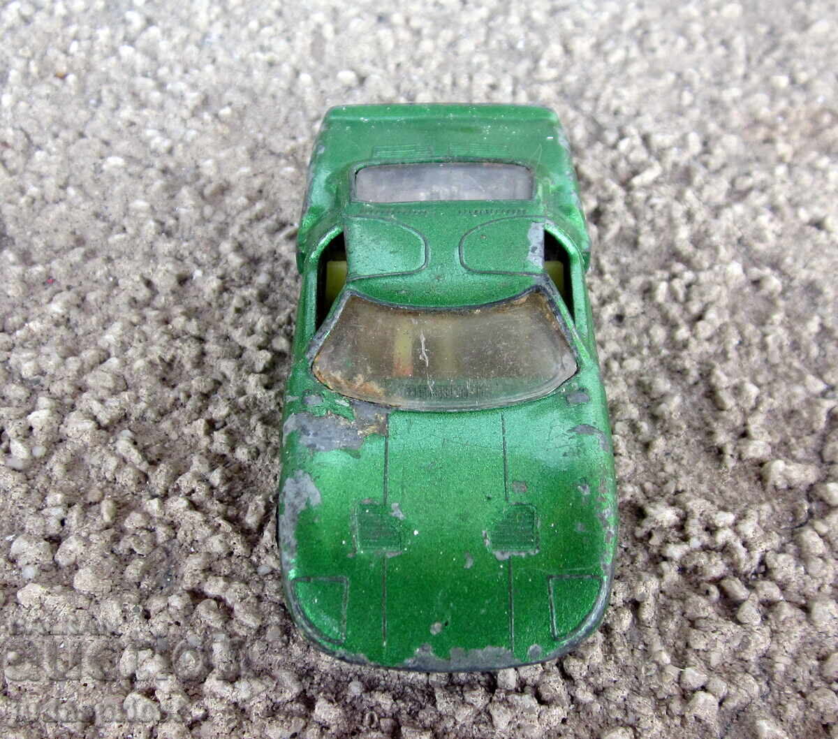 Bŭlgarsko kolichka ford FORD GT matchbox BULGARIA πράσινο Bŭlgarsko kolichka ford FORD GT matchbox BULGARIA πράσινο