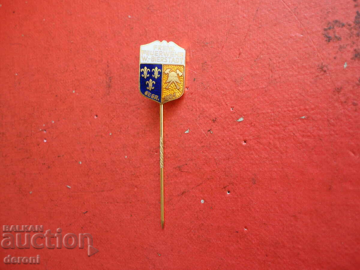 Пожарникарски знак значка бронз емайл 2 с цена € 5.11 | 9.99 лв.