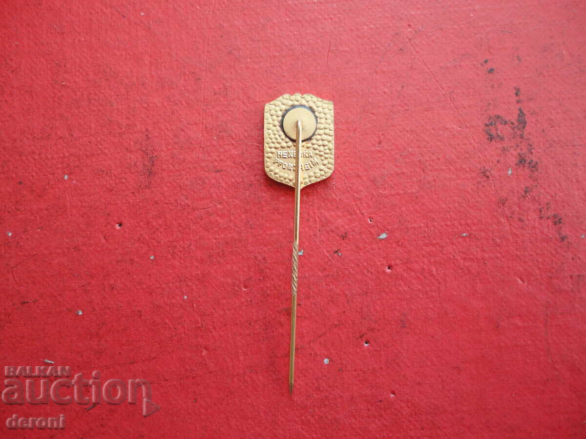 Доставка на Пожарникарски знак значка бронз емайл 2