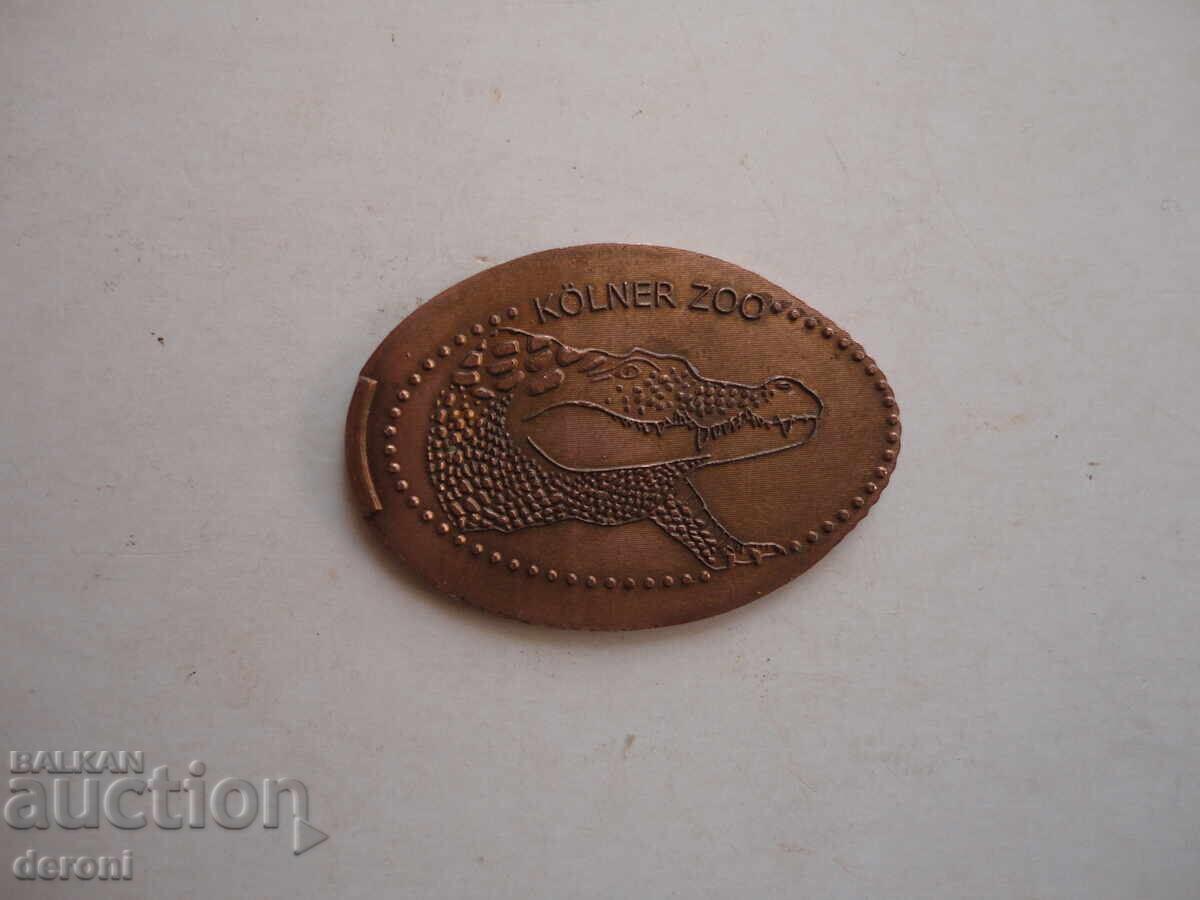 Παράδοση Ελλειψοειδές νόμισμα σήμα