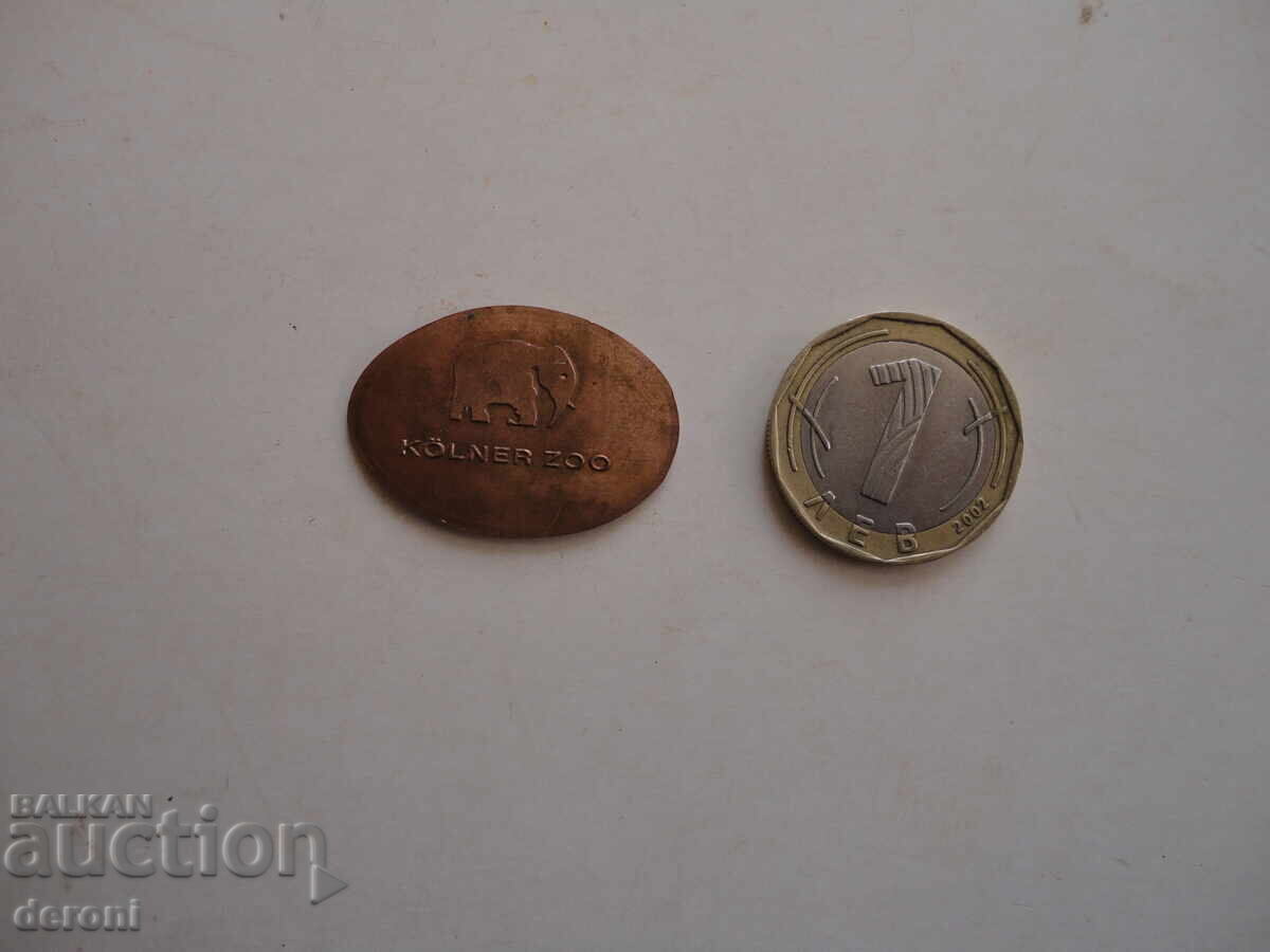 Ελλειψοειδές νόμισμα σήμα