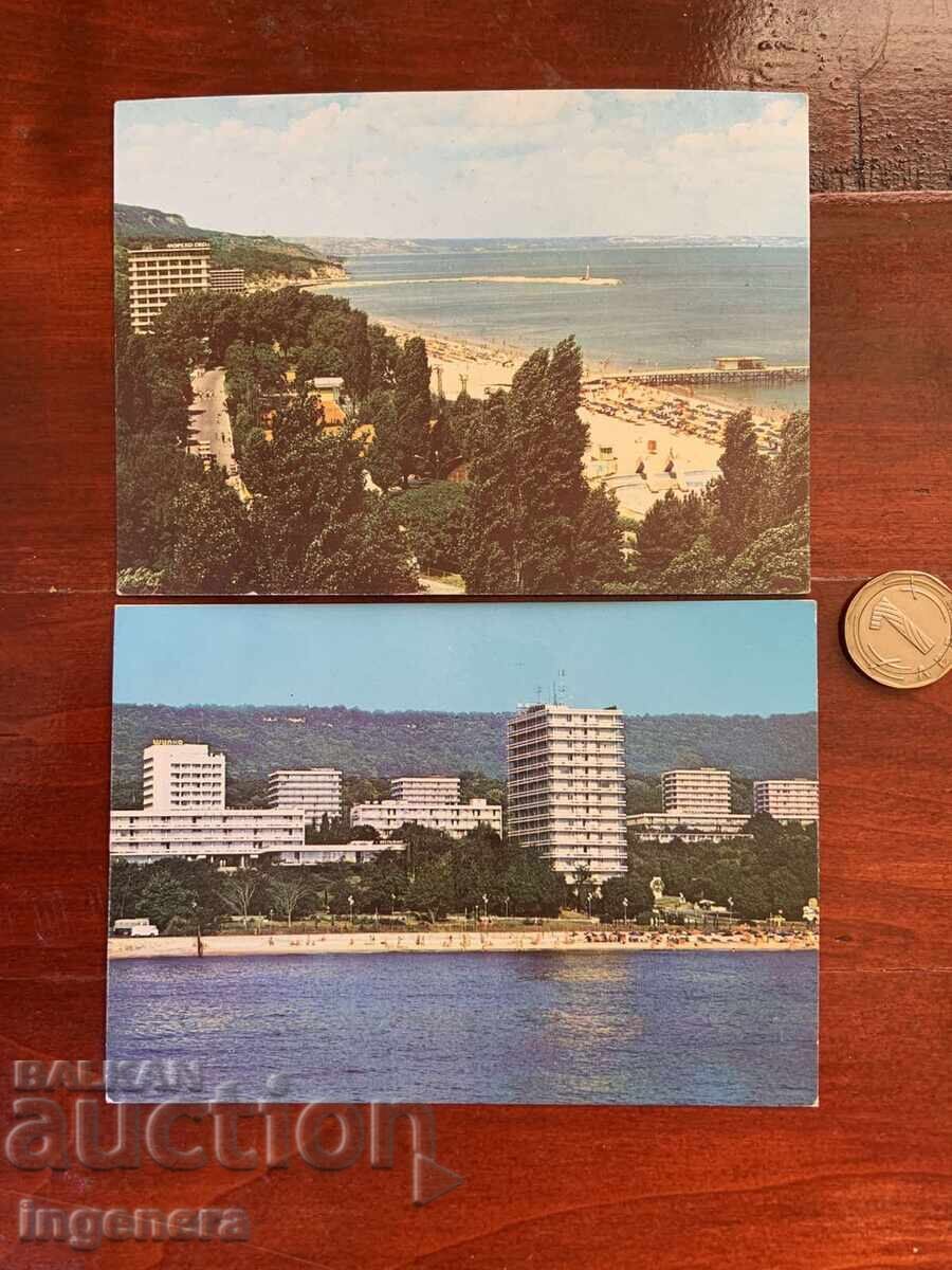 ПОЩЕНСКА КАРТИЧКА-БЪЛГАРИЯ- ЗЛАТНИ ПЯСЪЦИ-2 БР. ПОЩЕНСКА КАРТИЧКА-БЪЛГАРИЯ- ЗЛАТНИ ПЯСЪЦИ-2 БР.