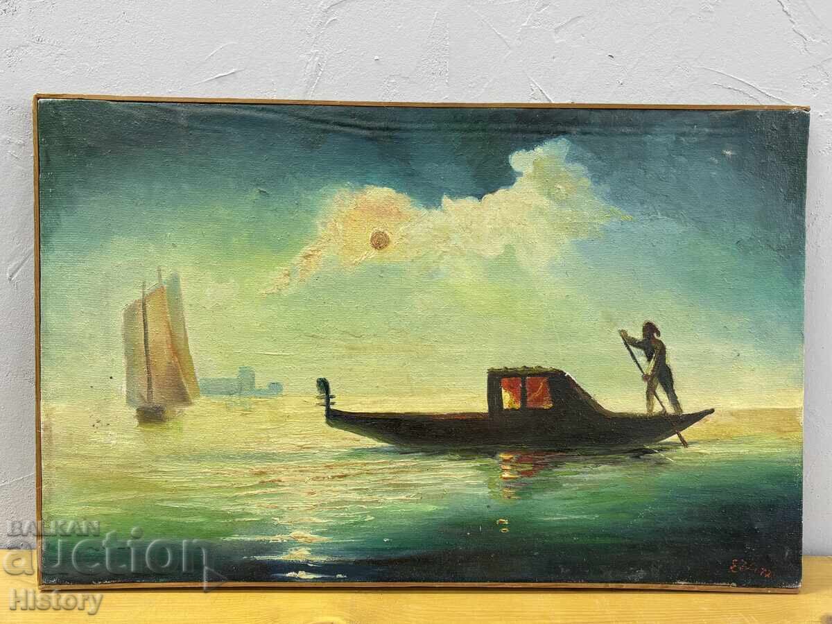 Pictură în ulei pe pânză Pictură în ulei pe pânză