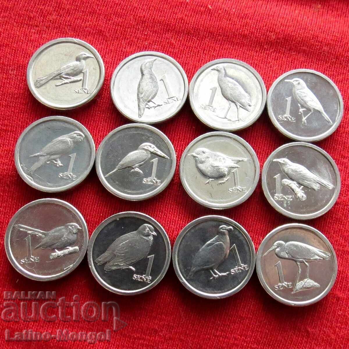 Самоа 12 x 1 сене 2020 птици Самоа 12 x 1 сене 2020 птици