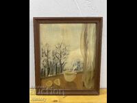 Картина масло върху платно