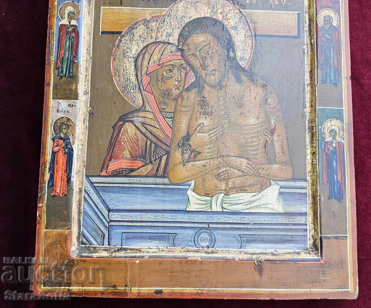 Icoană rusă originală, secolul XIX - 5