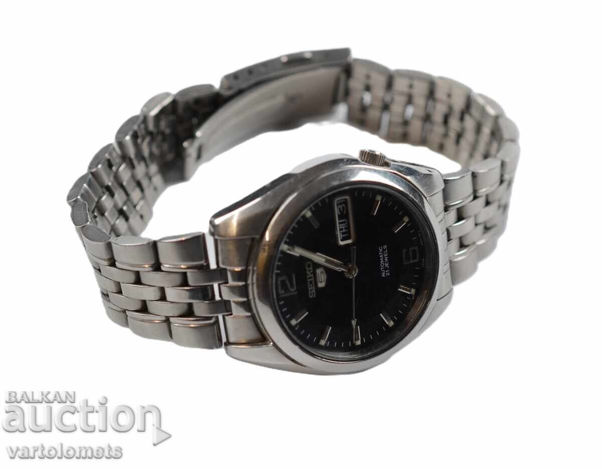 Ceas de bărbați SEIKO 5 AUTOMATIC - funcțional cu preț € 46.53 | 91.00 BGN