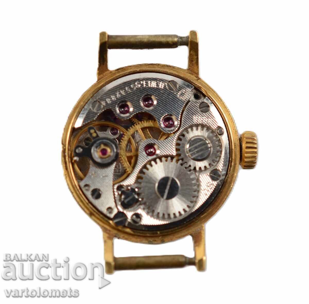 Дамски часовник ЧАЙКА СССР с позлата 10 Мк  -  не работи с цена € 9.20 | 17.99 лв.