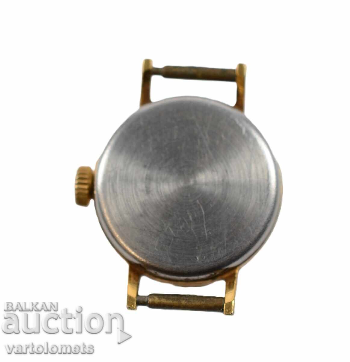 Аукцион Дамски часовник ЧАЙКА СССР с позлата 10 Мк  -  не работи