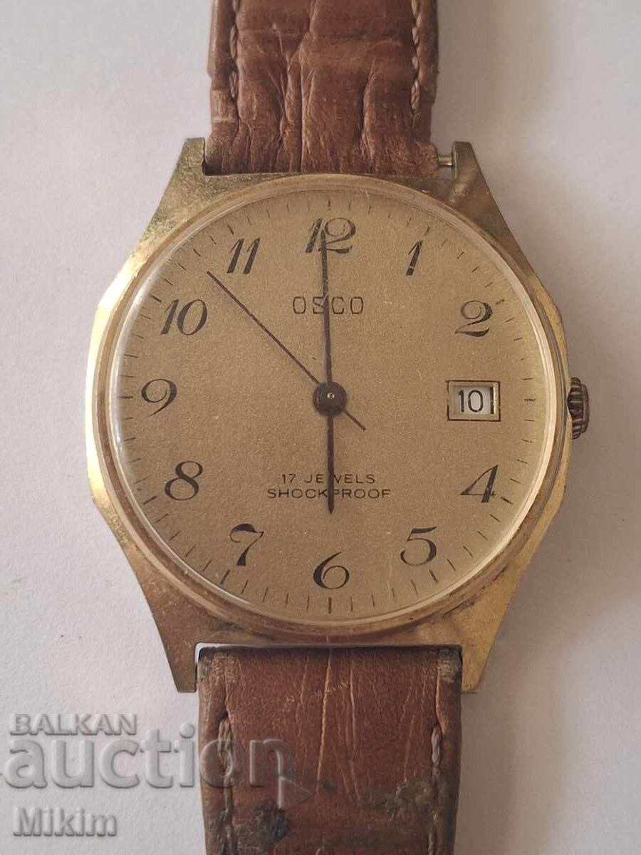 Επιχρυσωμένο ανδρικό ρολόι Osco Επιχρυσωμένο ανδρικό ρολόι Osco