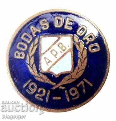 Стара спортна значка-Бутониера-Аржентина-Златна годишнина Стара спортна значка-Бутониера-Аржентина-Златна годишнина
