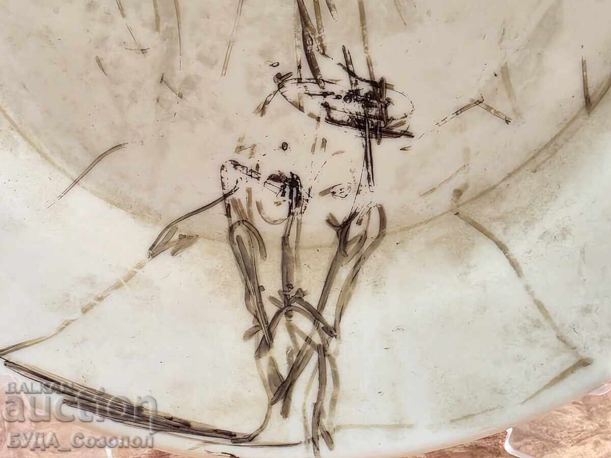 Παράδοση Γεώργι Τrifonov - Σχέδιο σε πορσελάνινο πιάτο - 2