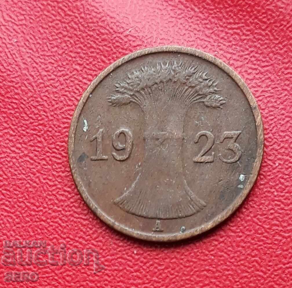 Germania-1 pfennig 1923 A-Berlin-an rar