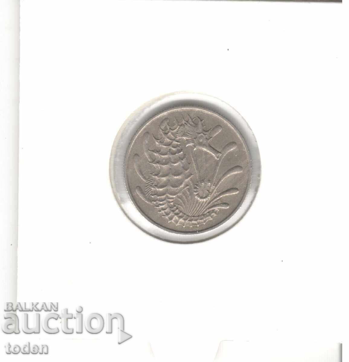 Delivery of Singapore 10 Cents 1967 KM# 3