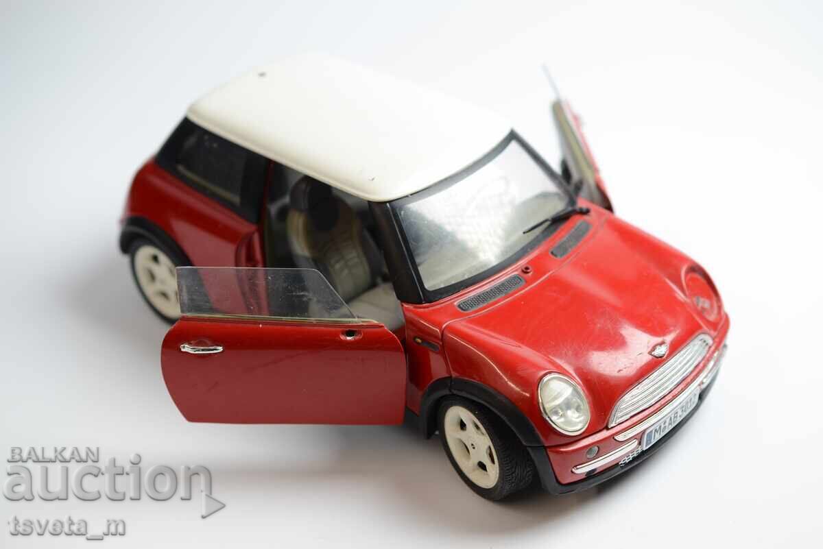 Cărucior metalic Mini Cooper 1:18 Cărucior metalic Mini Cooper 1:18